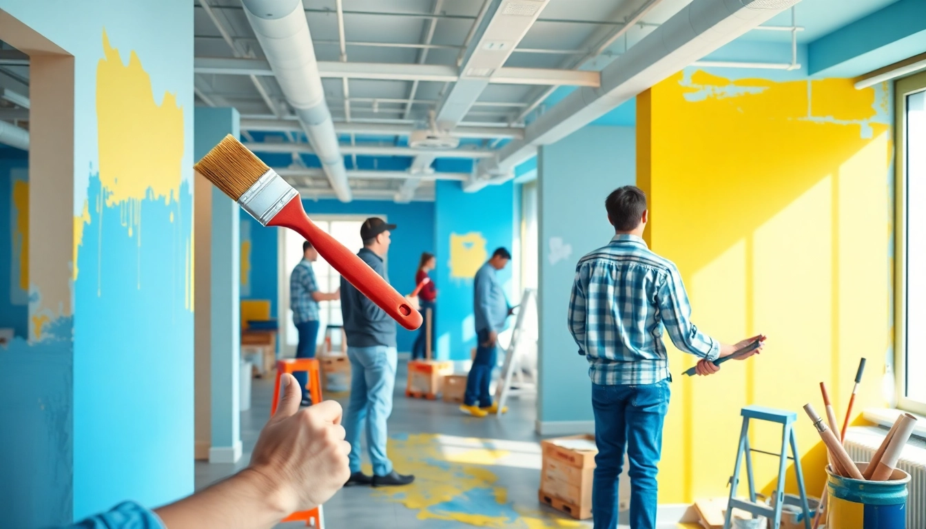 Transforming spaces with commercial painting and decorating services for vibrant interiors.
