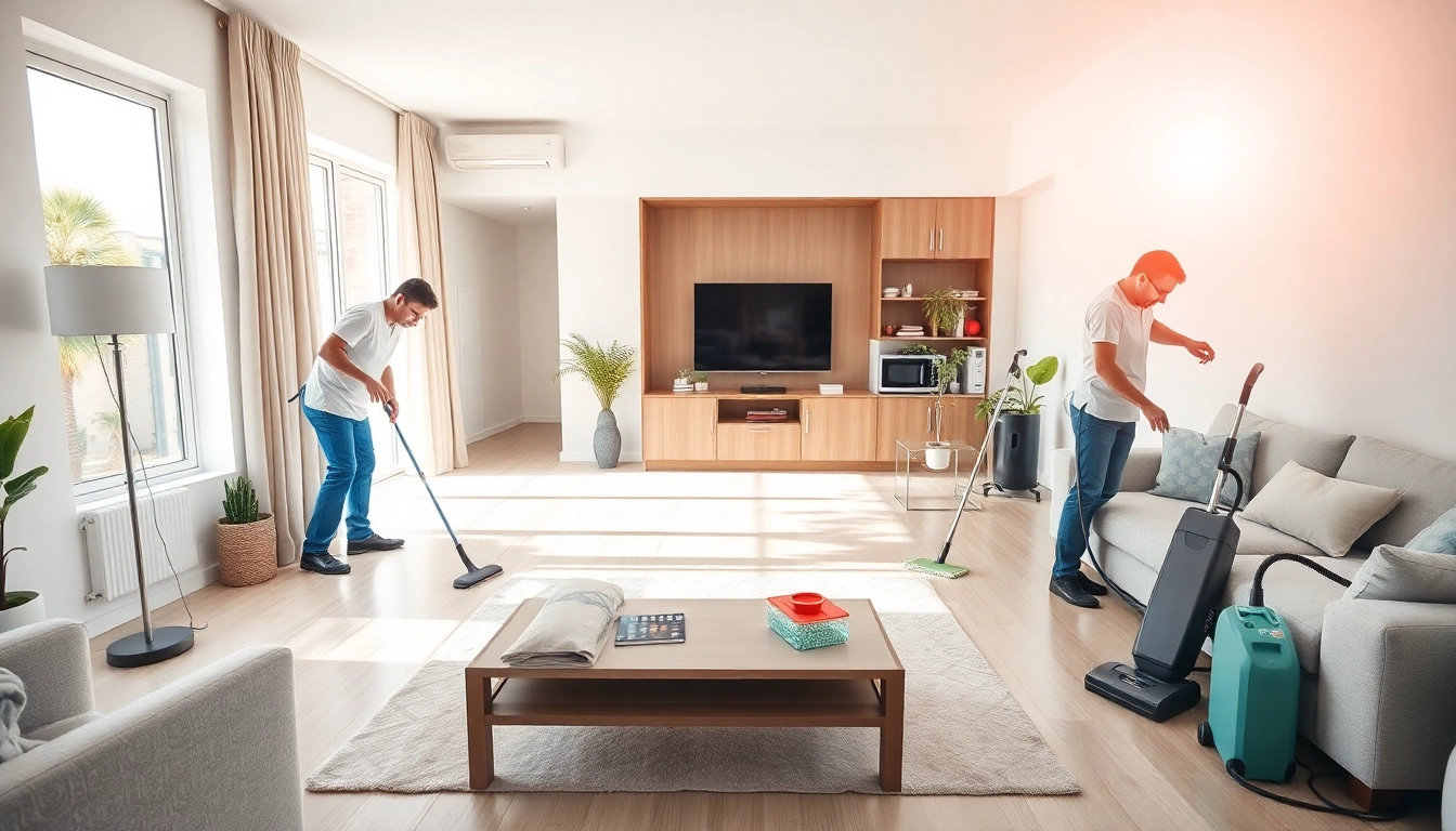 Bond cleaning Logan service team ensuring a thorough clean in an apartment environment.
