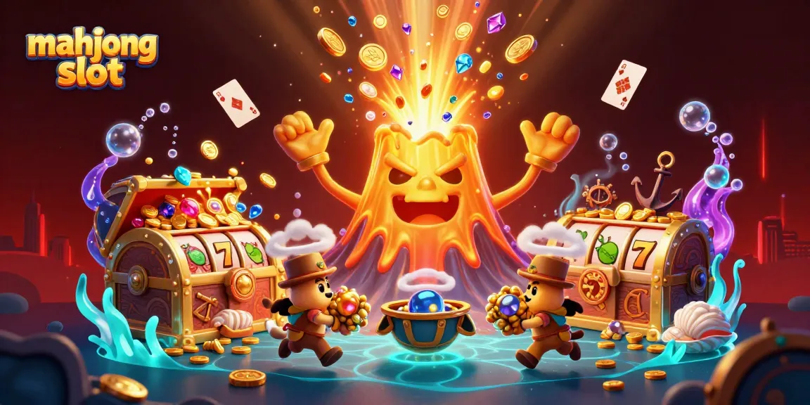 Engage with the mahjong slot adventure and dynamic treasure scene featuring 3D animated characters.