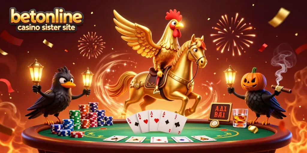 Engage in gameplay at betonline casino sister site, featuring exciting gaming elements and vibrant characters.